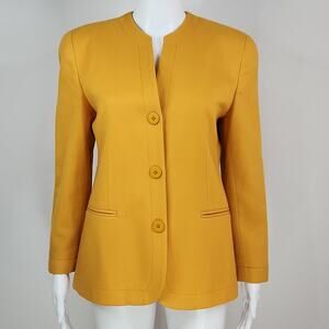 Vintage Jones New York Petite Wool Jacket Size 8